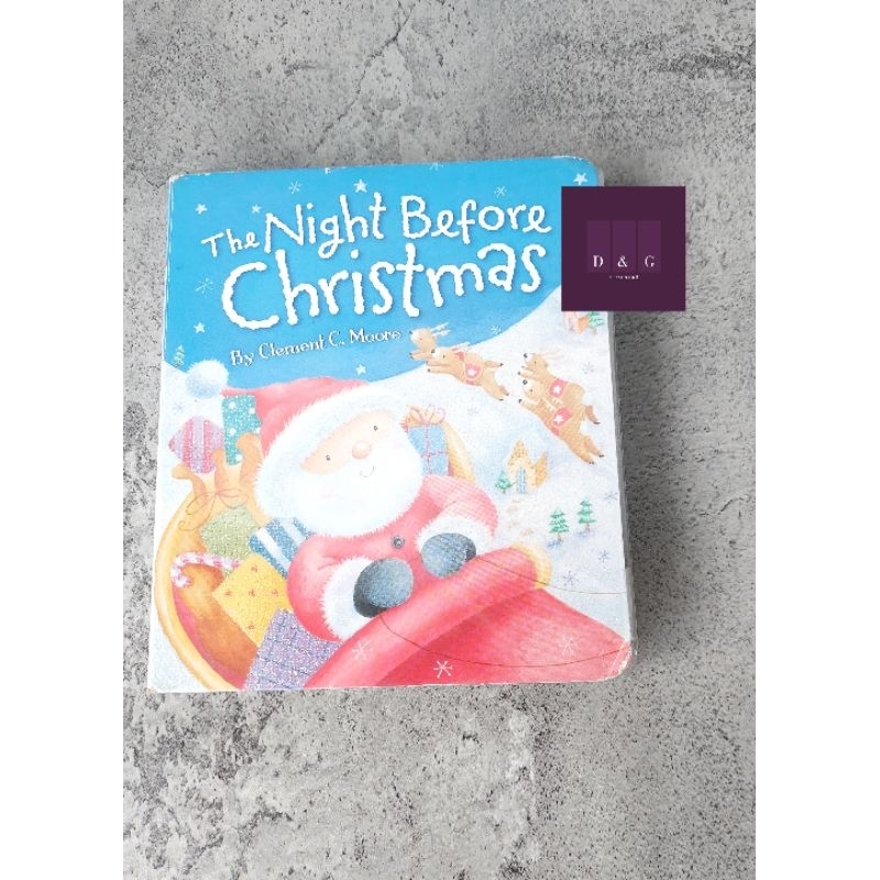BUKU CERITA NATAL IMPORT THE NIGHT BEFORE CHRISTMAS