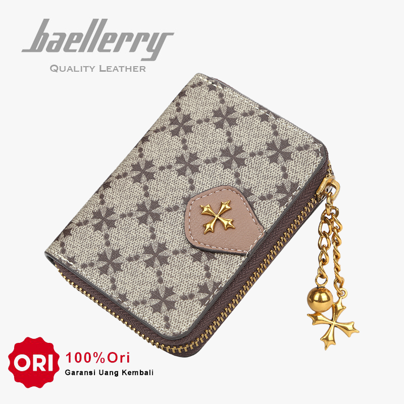 BAELLERRY N5562 Dompet Wanita Kecil Dompet Kartu Kulit PU Leather Premium WATCHKITE WKOS