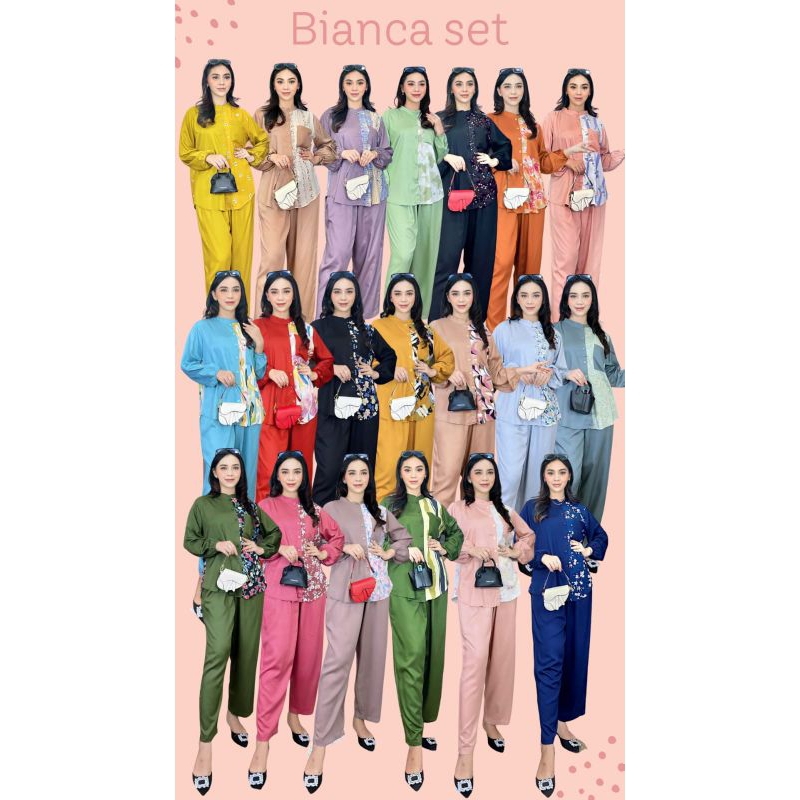 Bianca set by Celine dress