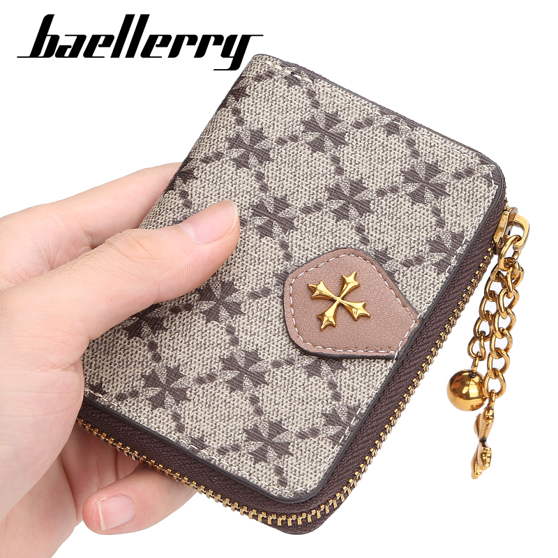 BAELLERRY N5562 Dompet Wanita Kecil Dompet Kartu Kulit PU Leather Premium WATCHKITE WKOS