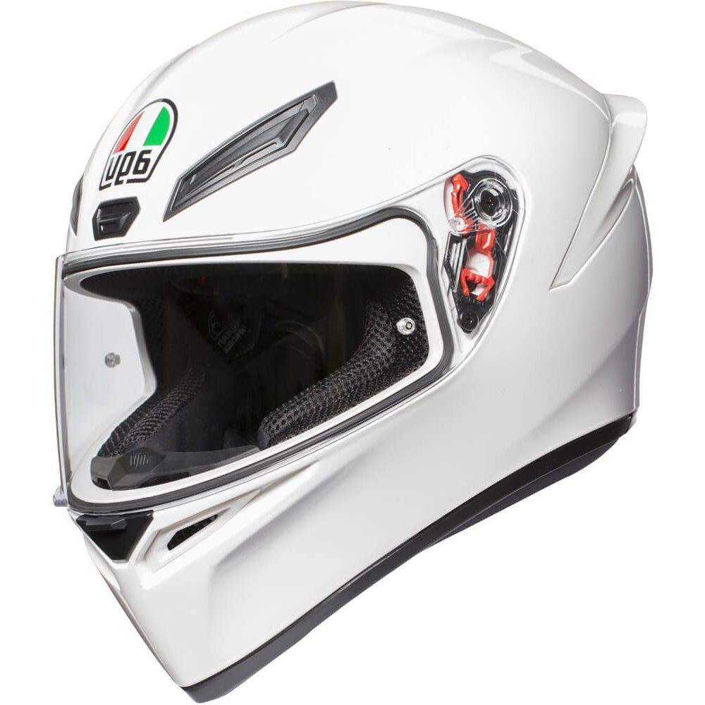 AGV K1 WHITE GLOSS | HELM FULL FACE | SNI CERTIFICATION