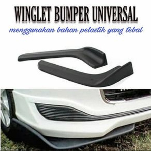 Winglet Bumper Diffuser Universal Bemper Mobil Bumper Lips