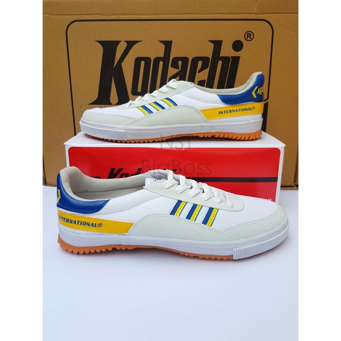 Kodachi 8116 Biru Kuning sepatu capung olahraga pria wanita