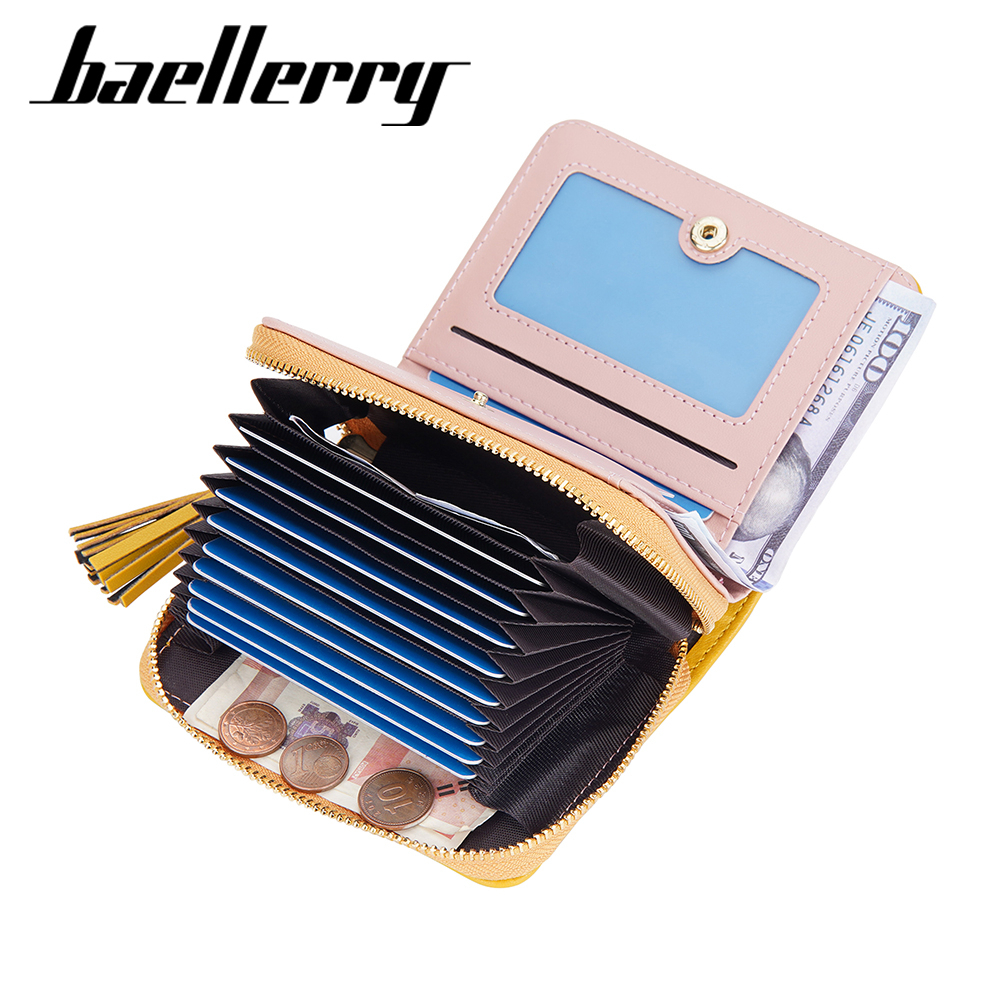 BAELLERRY N3244 Dompet Wanita Kecil Dompet Lipat Bahan Kulit PU Leather Premium WATCHKITE WKOS