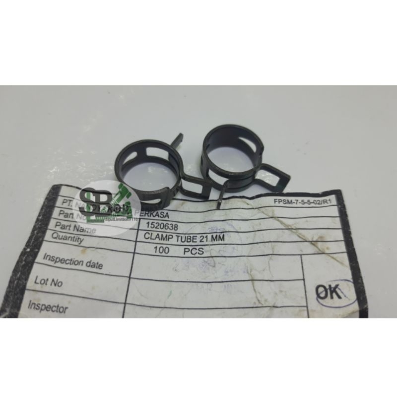 Clamp klem selang radiator water hose 21mm Vario 125 eSP K60R, Vario 150 eSP K59J, SH150i original