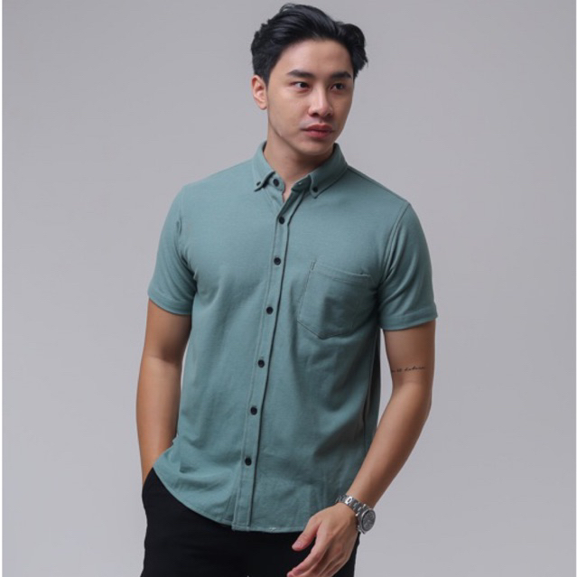 Benj Kemeja Pique Lengan Pendek