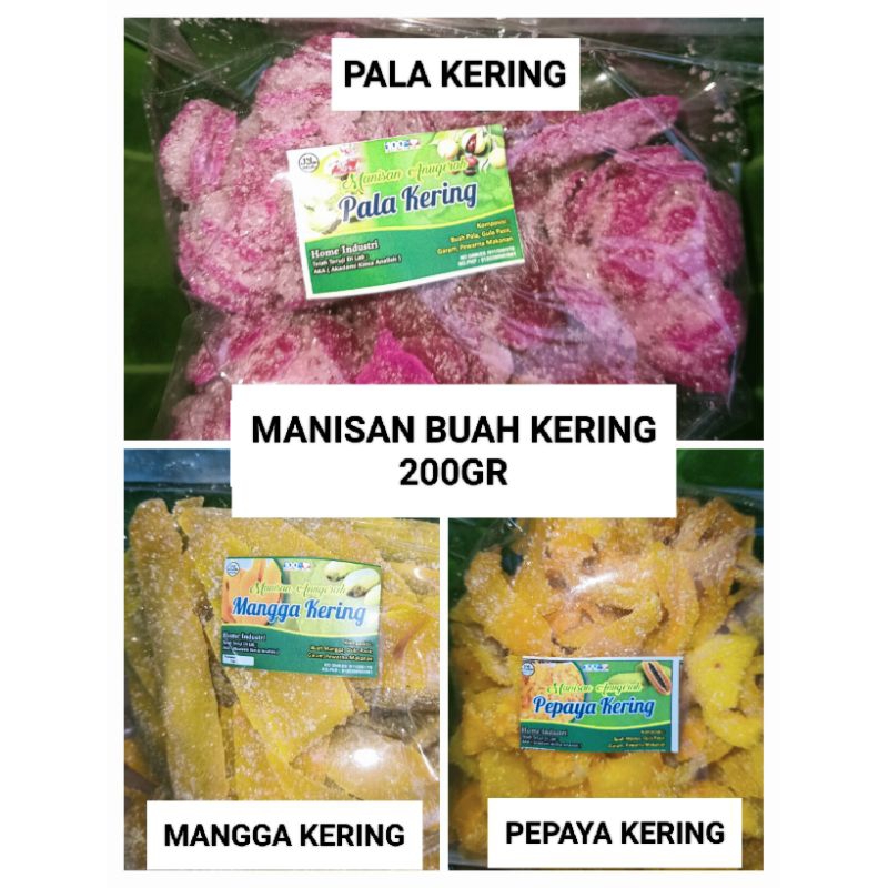 MANISAN BUAH KERING 200GR