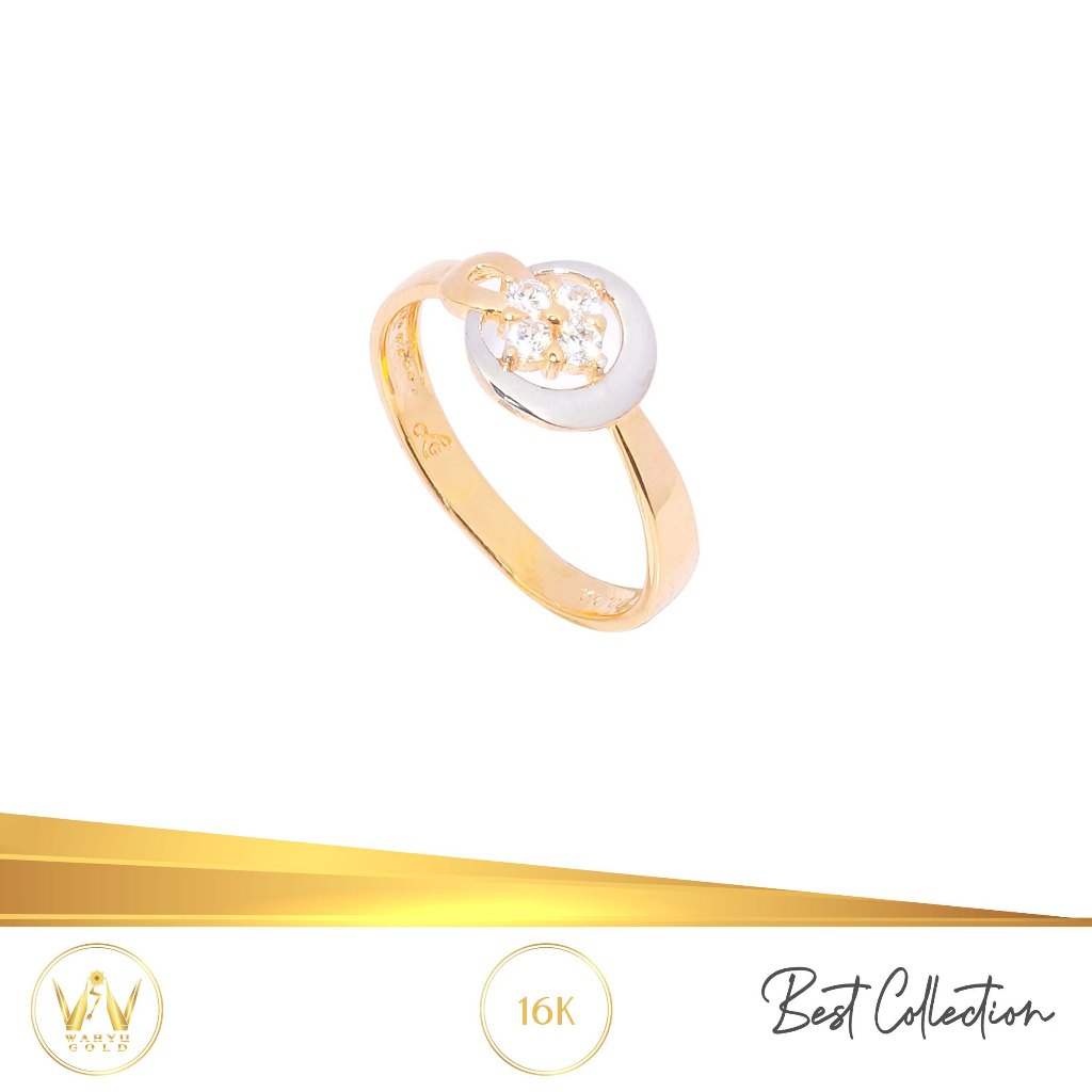 CINCIN EMAS 16K PERHIASAN AKSESORIS WANITA EMAS WAHYU REDJO CC08ME23 25NPMP