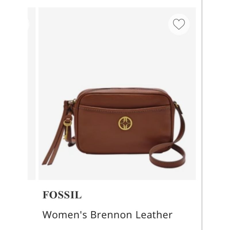 tas fossill brennon camera bag brown