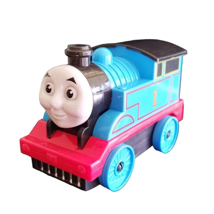 Mainan Kereta Thomas Baterai Berjalan Musik Dan Lampu