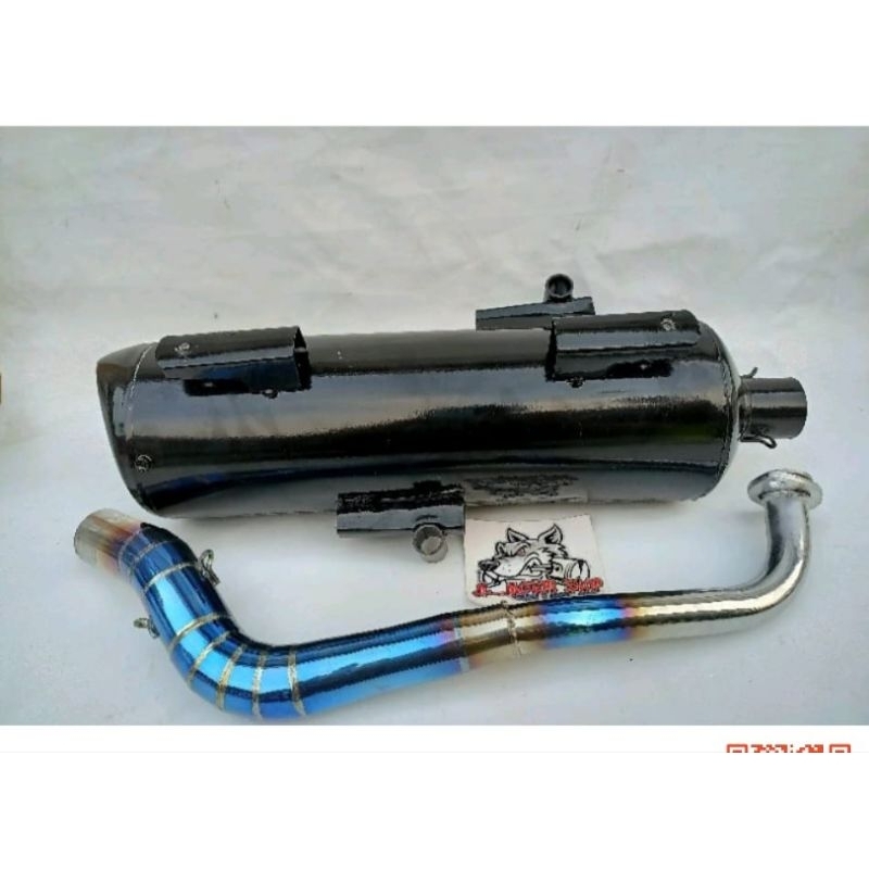 OBRAL KNALPOT STANDAR RACING TSUKIGI AEROX 155 OLD LEXI PIPA PELANGI Free Tameng