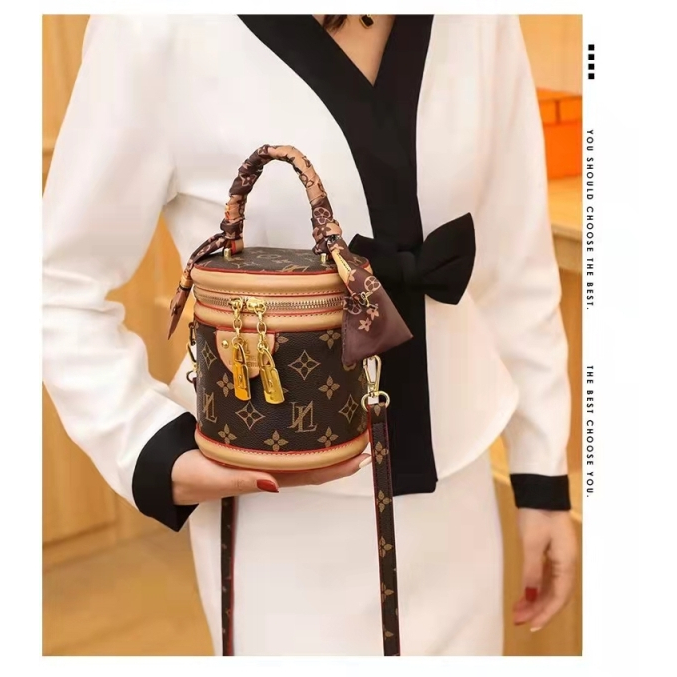 BJ15872 - BROWN/KHAKI - TAS SLEMPANG ROUNDBAG WANITA FASHION IMPORT MODIS ELEGAN TERMURAH TERLARIS TERBARU BAGSTORE JAKARTA TAS BATAM EL5872 JT661 LT2009 ZC4668