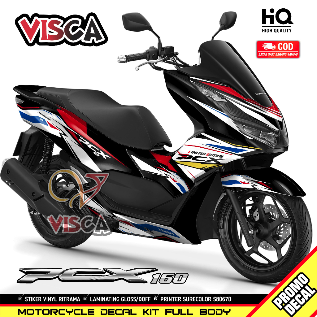 (COD) Decal Pcx 160 Full Body 2021 2022 2023 Stiker Pcx 160 Full Body 2022 Dekal Pcx 160 Full Body 2