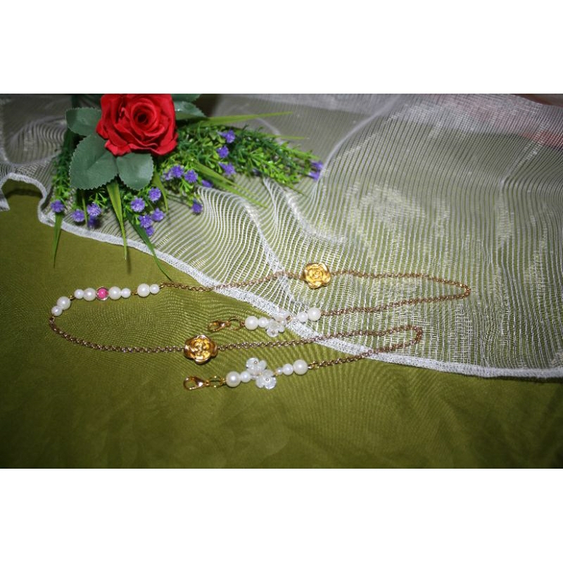 strap masker 2 in 1 mutiara