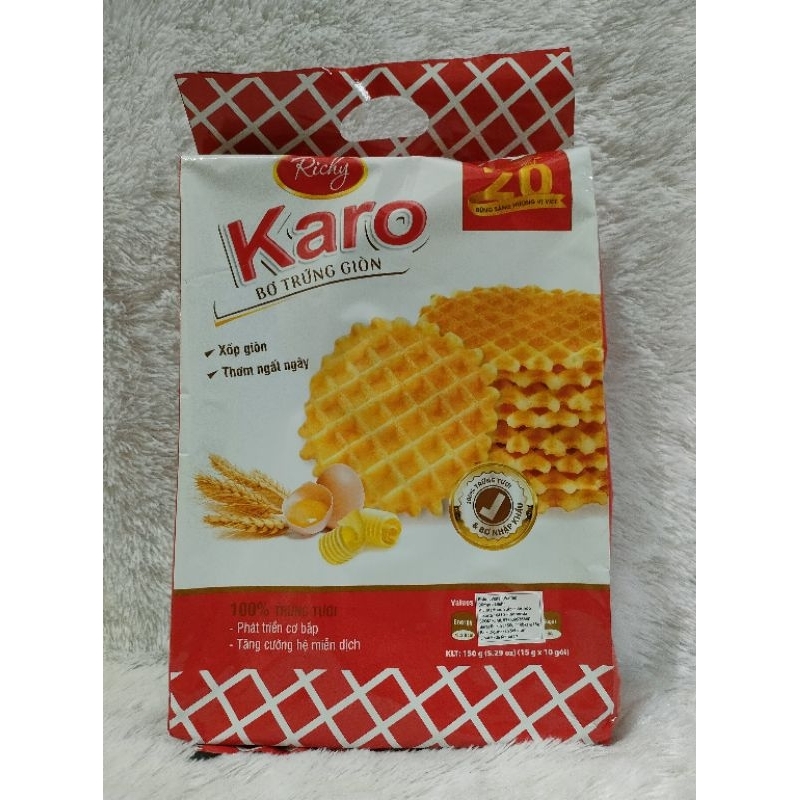 Richy Karo Crispy Butter Waffles 150 gr