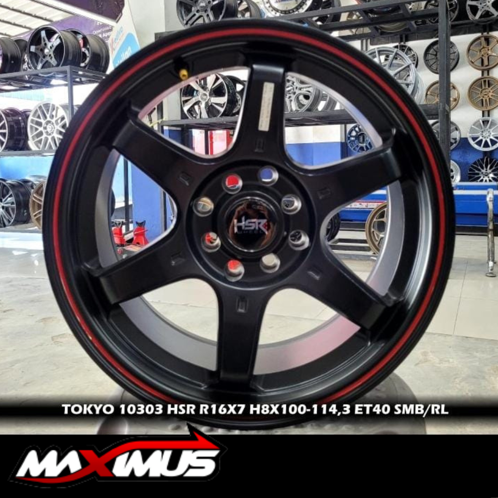 jual velg hsr type tokyo r16 buat honda jazz