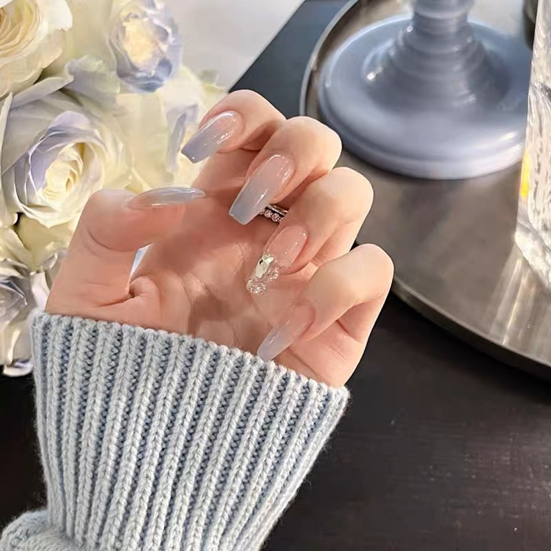 Kuku Palsu 【A108，lem sticker】Nikah kuku Wedding False Nailart Pengantin Tangan