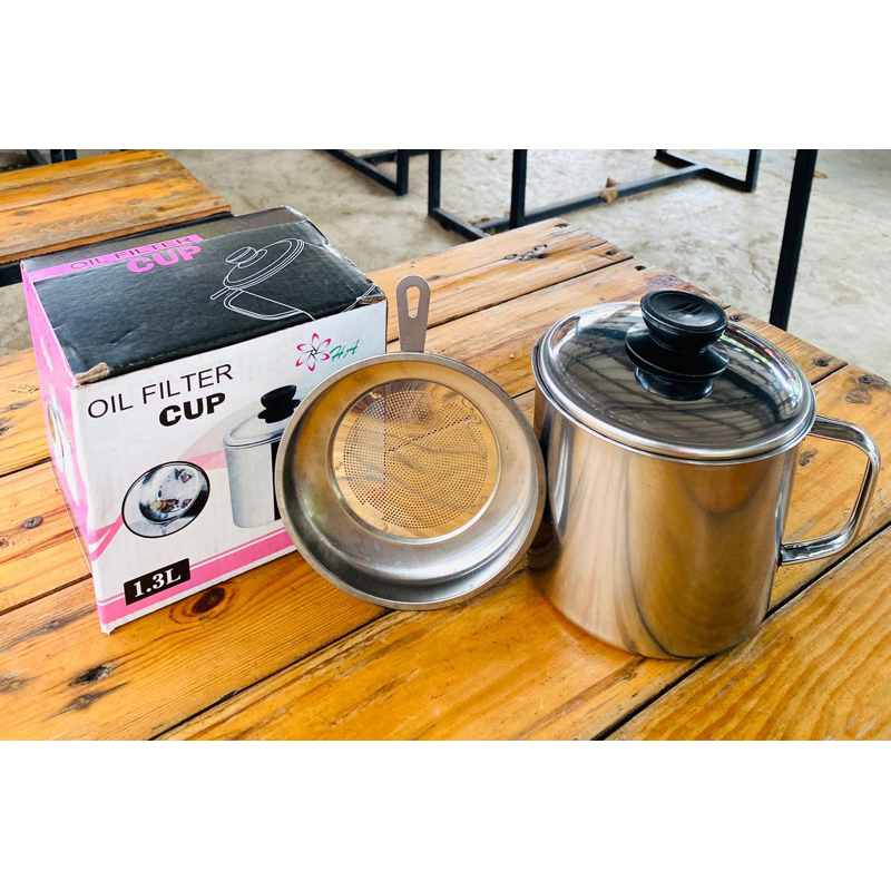 saringan minyak jelantah oil pot warna