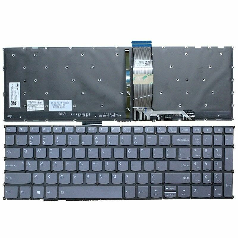 KEYBOARD LENOVO THINKBOOK 15 G2 ARE 15 G2 ITL V15 G2-ALC G2-ITL 15p IMH GREY WITH BACKLIGHT BACKLIT 