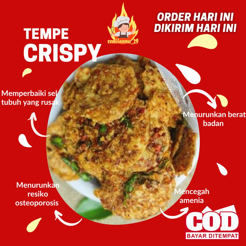

(PROMO) TEMPE PEDAS DAUN JERUK VIRAL CEMILAN PEDAS VIRAL