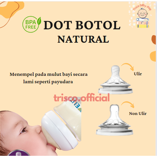 Dot Nipple Botol Natural dan Classic OEM (Cocok Untuk Aven)