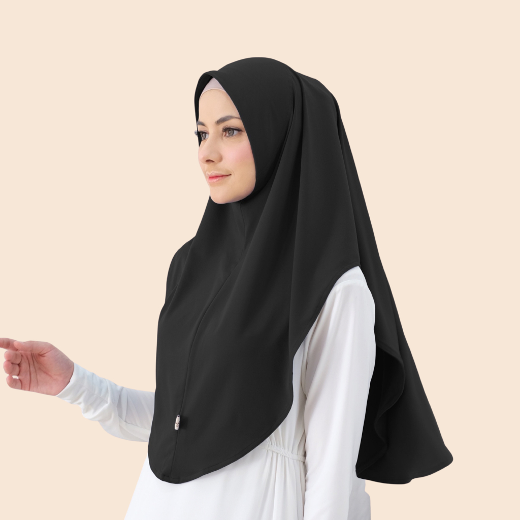 Pinkish Official - Defect Minor Naya Instan (Bergo Instan Bahan Korean Jersey)
