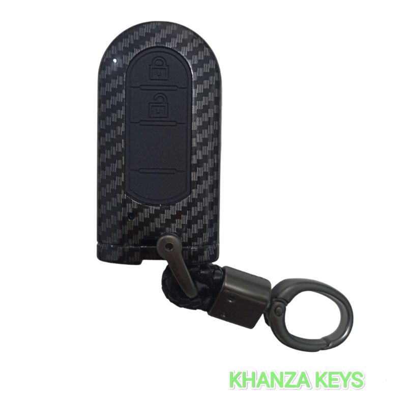 Cover silicon carbon remot smart key toyota Rush new agya veloz Daihatsu terios