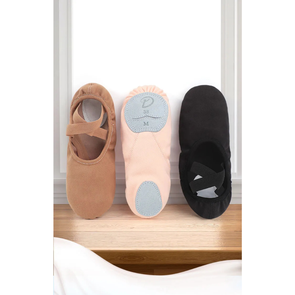 PRO BALLET SHOES - SEPATU BALET PREMIUM PRO ELASTIC CANVAS STRECTH BISA UNTUK YOGA PILATES GYMNASTICS BARRE ALAS KAKI PRO BALERINA dupe sodanca so danca