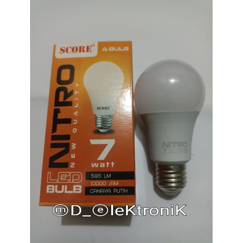 Lampu LED Score Nitro 7watt bulb
