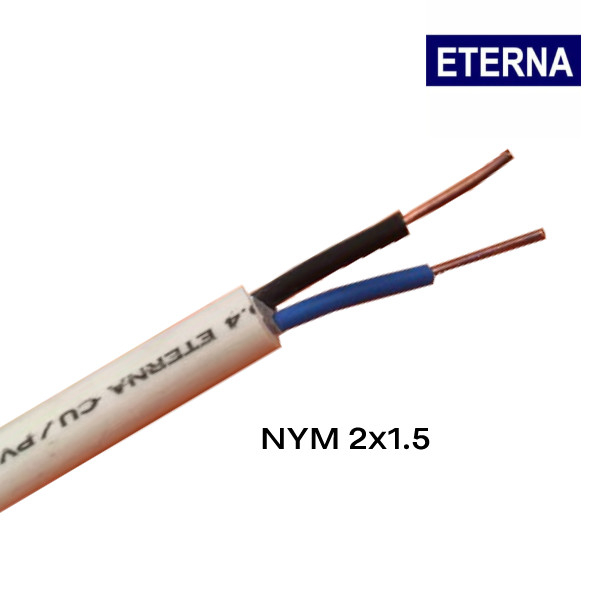 Kabel eterna 2x1.5 meteran/kabel eterna 2x1.5/permeter eterna / Kabel eterna 2x1.5 meteran kabel ete