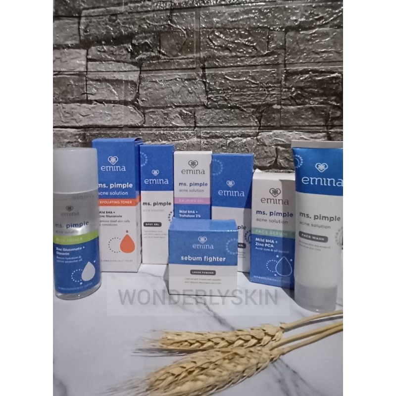 Paket lengkap emina Ms pimple skincare atasi jerawat skincare remaja