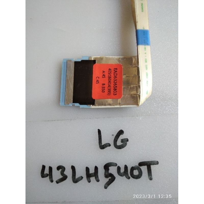 LVDS Fleksibel Tcon TV LG 43LH540T 43LH540 T