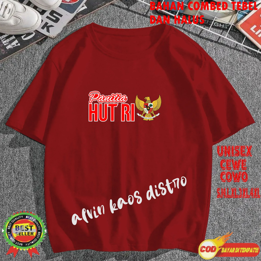 Beli 10 Pc Gratis 1 Pc Hut RI 78 Kaos Terlaris 17 Agustus 1945 78 Kemerdekaan Indonesia Kaos Merah Putih Hitam Kaos Cewek Cowok Anak03