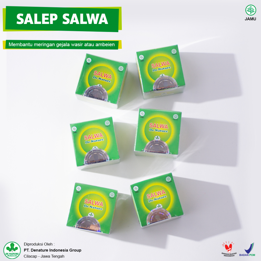 Salep wasir ambeian hemoroid benjolan di anus salep Salwa de Nature