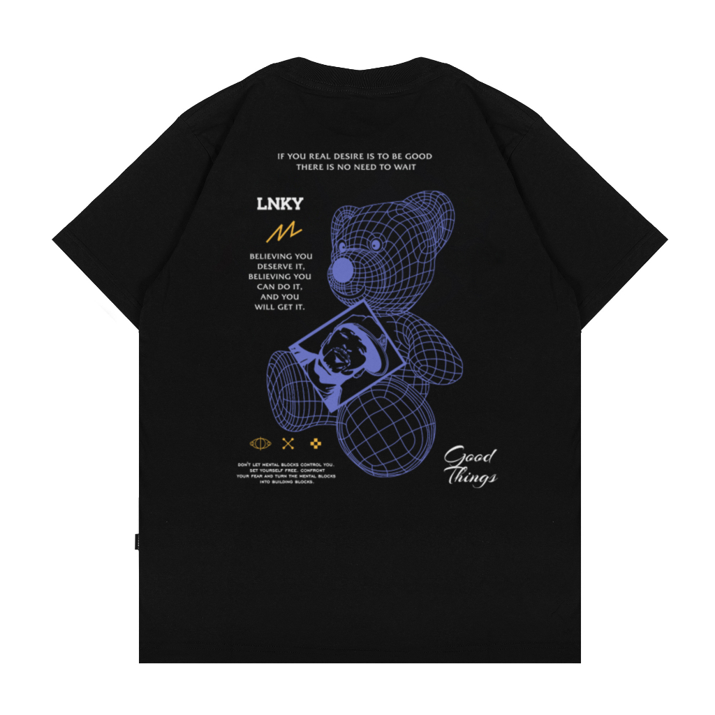 T-shirt Pria Distro Langky Bwdb Chitto Kaos Unisex Dewasa Hitam