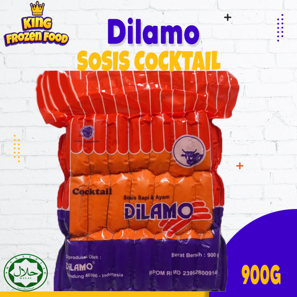 DILAMO SOSIS COCKTAIL KEMASAN 900 GRAM