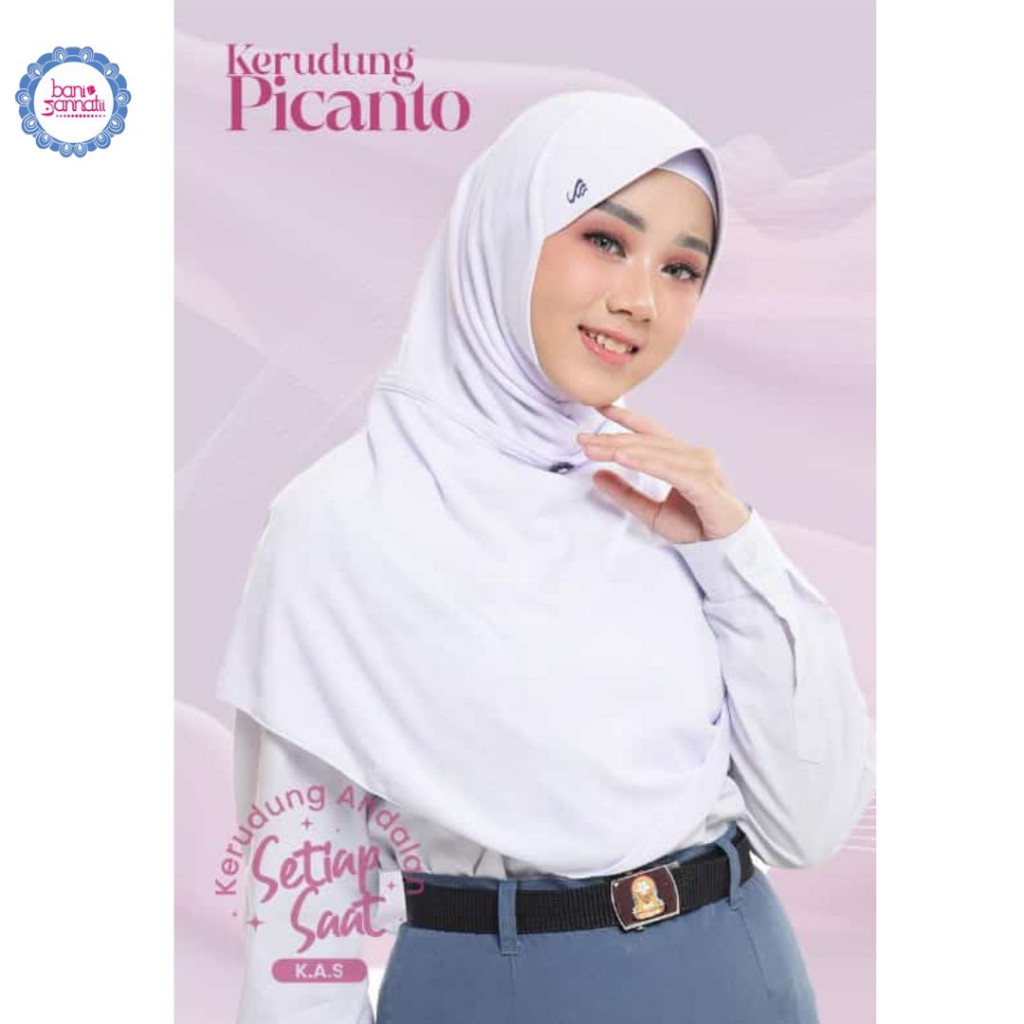 Kerudung Sekolah Picanto | Kerudung Sekolah Rabbani | Kerudung Rabbani Original | Kerudung Sekolah S