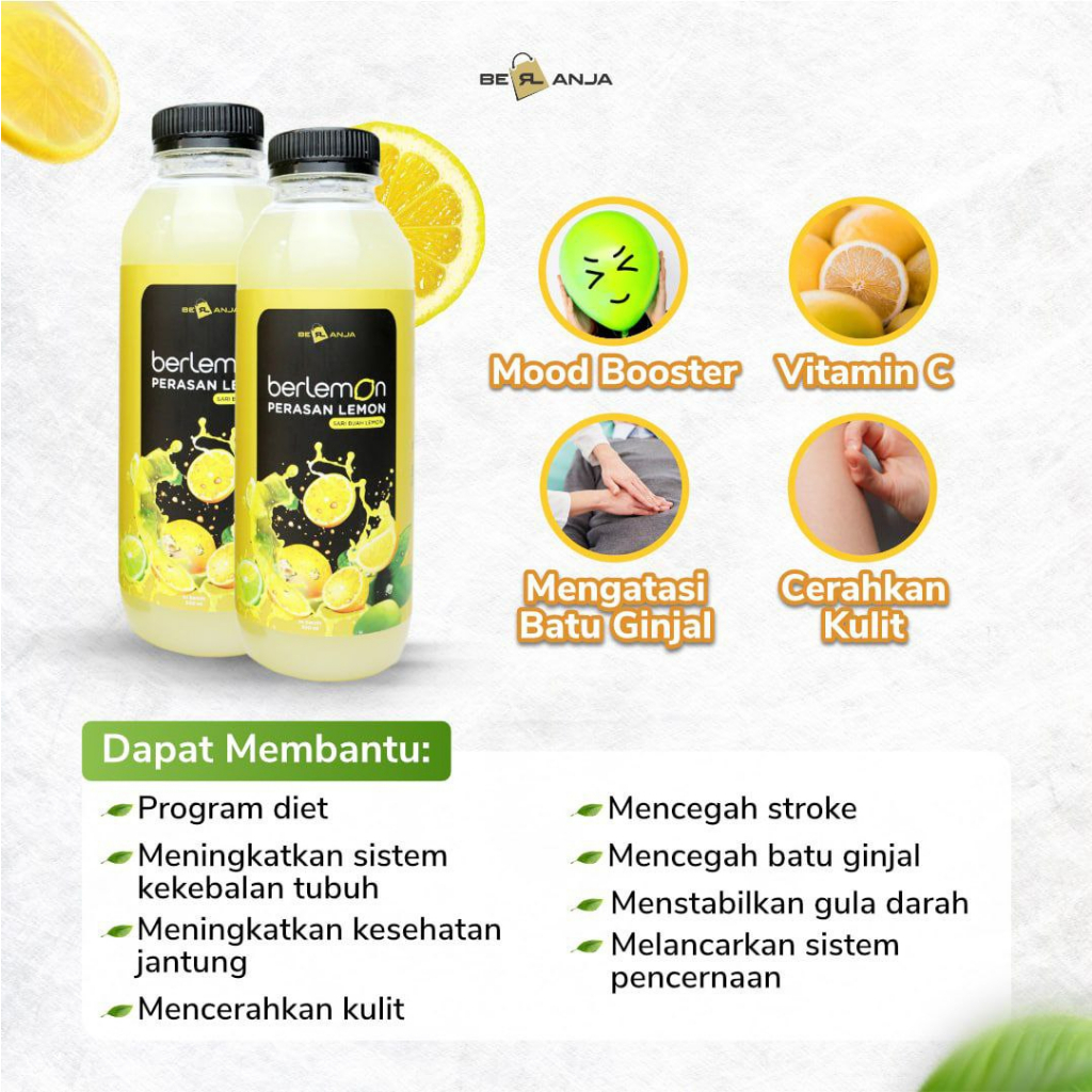

MAR Berlemon ML Minuman Diet Kesehatan Berlanja Lemon Sari Lemon Murni Minuman Detoks B Erl