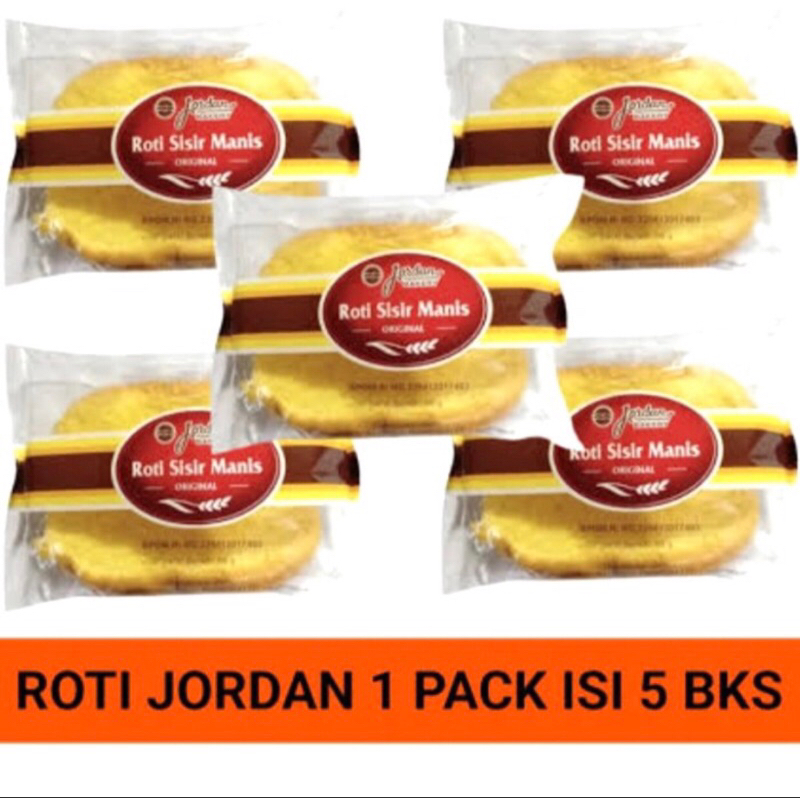 

Roti Sisir Jordan Bakery 1 pack isi 5 pcs