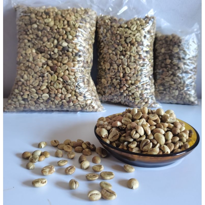 

ROBUSTA BIJI KOPI MENTAH 1 KG 1/2 KG 1/4 KG