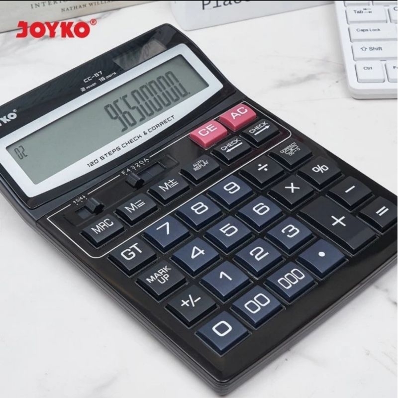 Calculator JOYKO CC 57 16 Digit CHECK &amp; CORRECT Kalkulator BESAR CC57 ORI