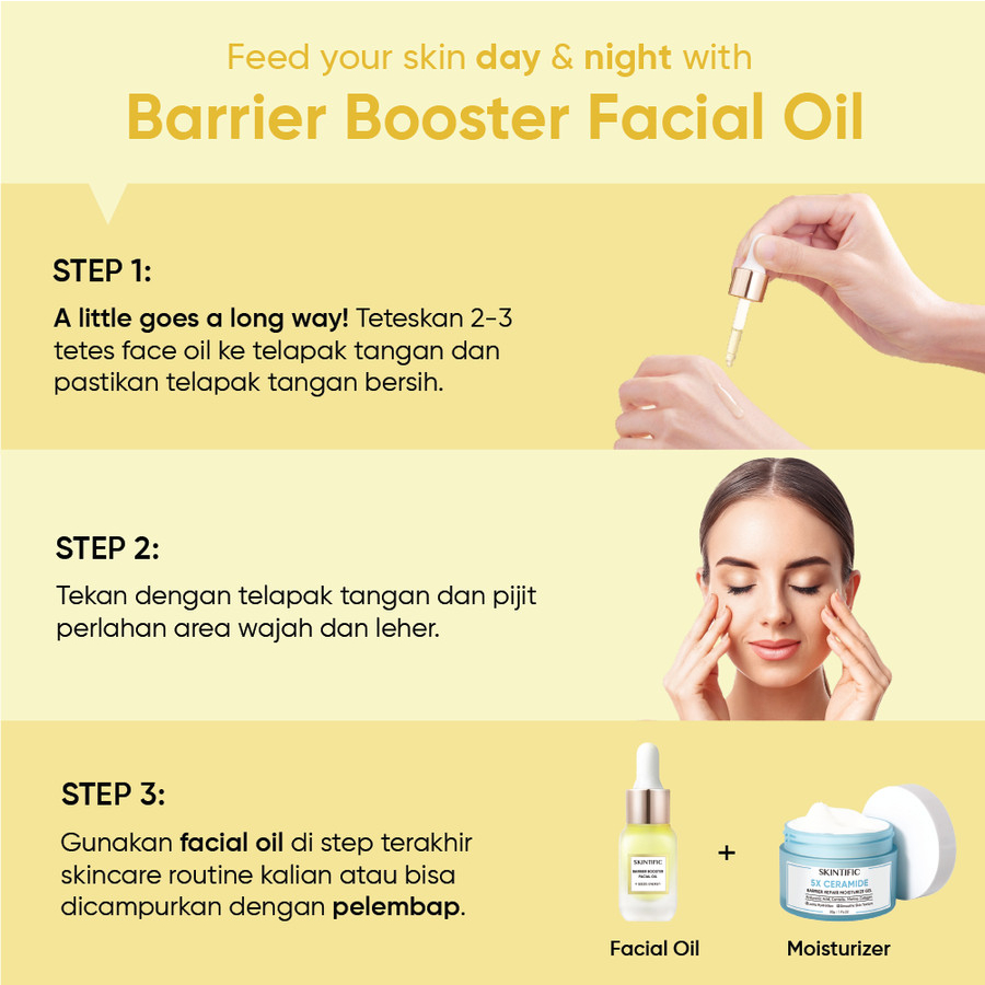 SKINTIFIC Barrier Booster Facial Oil 10ml