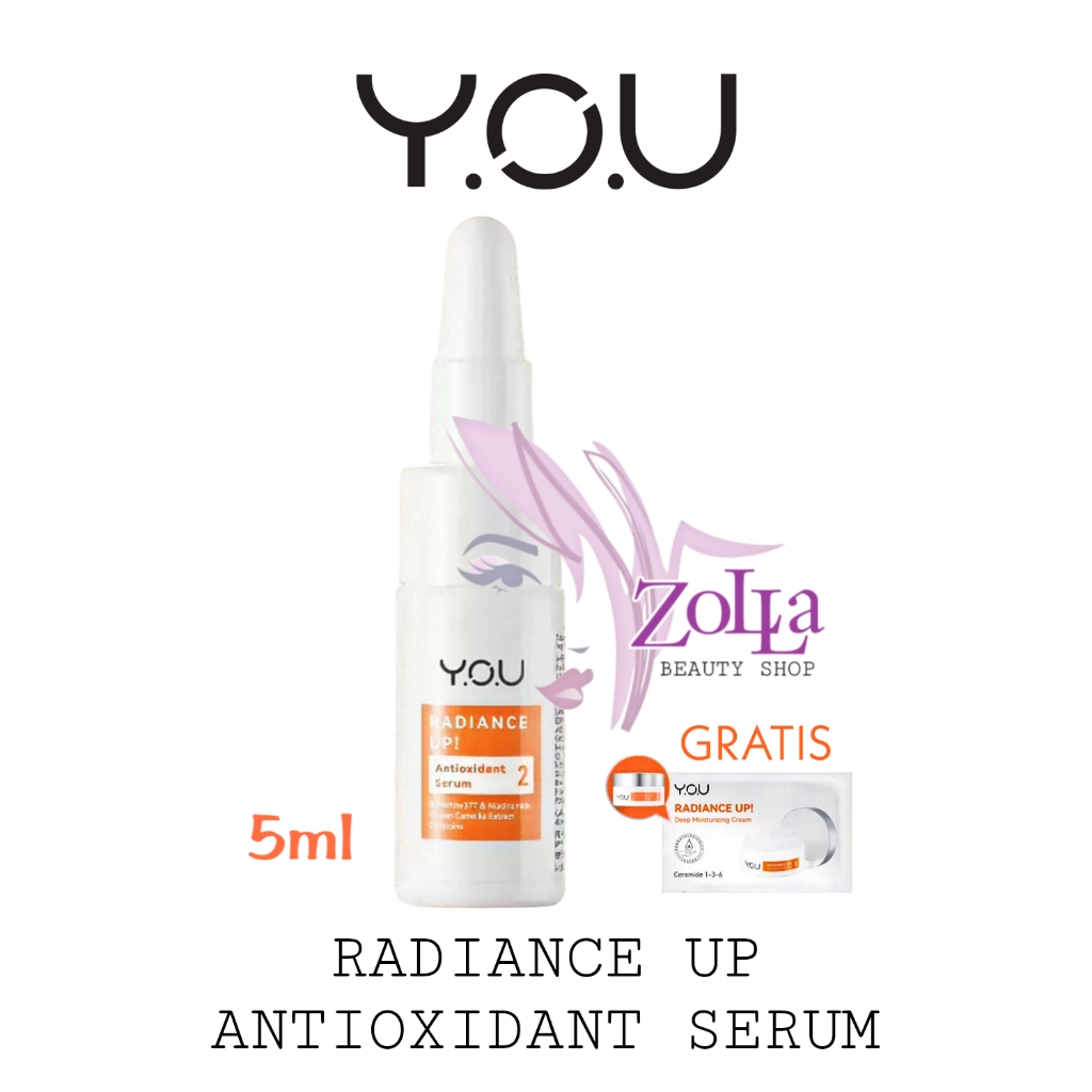 YOU RADIANCE UP ANTIOXIDANT SERUM 5ml - BPOM - Y.O.U ANTI OKSIDAN SERUM