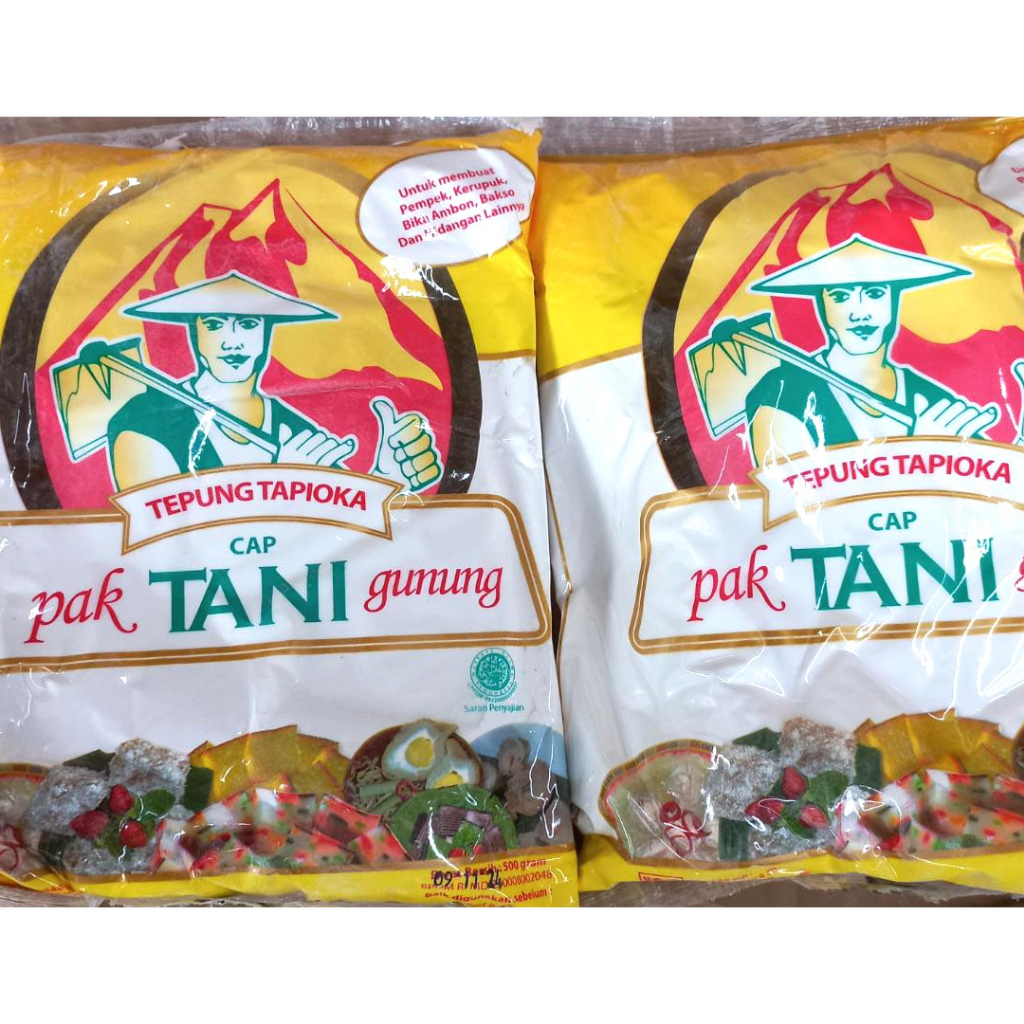 Tepung Tapioka Cap Pak Tani Gunung 500G