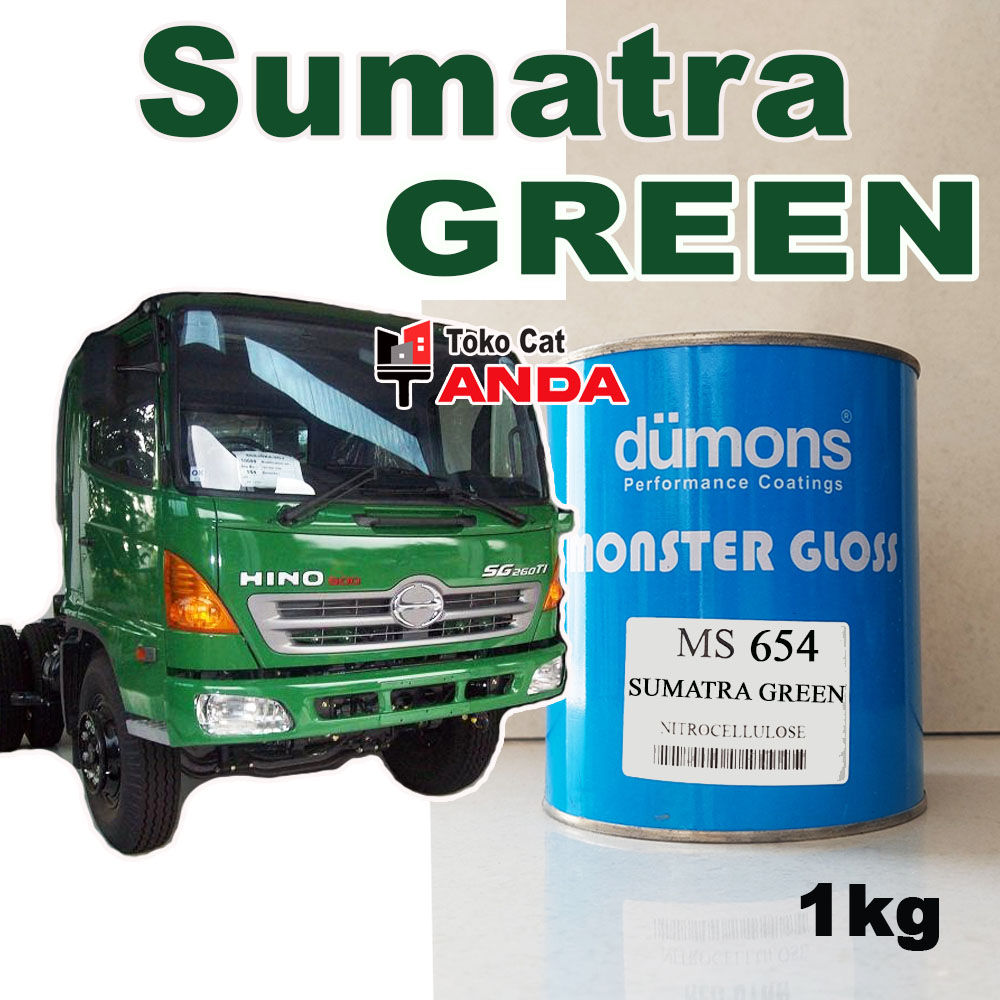 Cat New Hino Sumatra Green - Cat Dumons Sumatra Green MS654 - HIno HIjau Tua