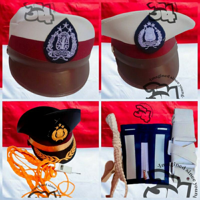 manset kopel peluit polisi anak