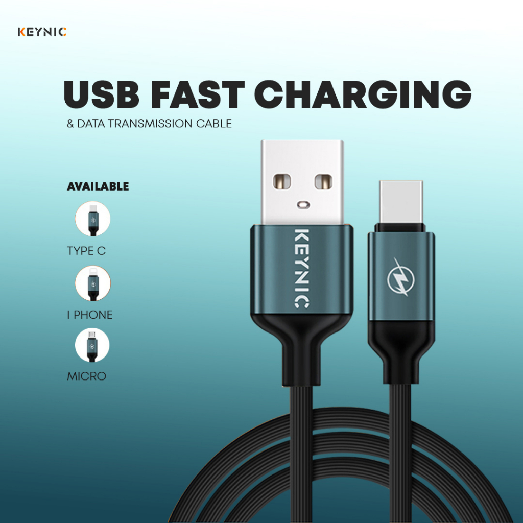 Keynic USB FAST charging and data transmission performance cable kabel data