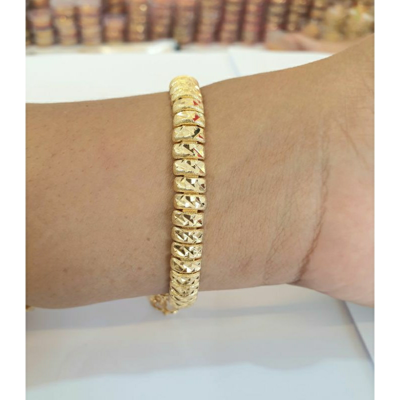 gelang rantai pakistan/aksesoris/lapis emas 916