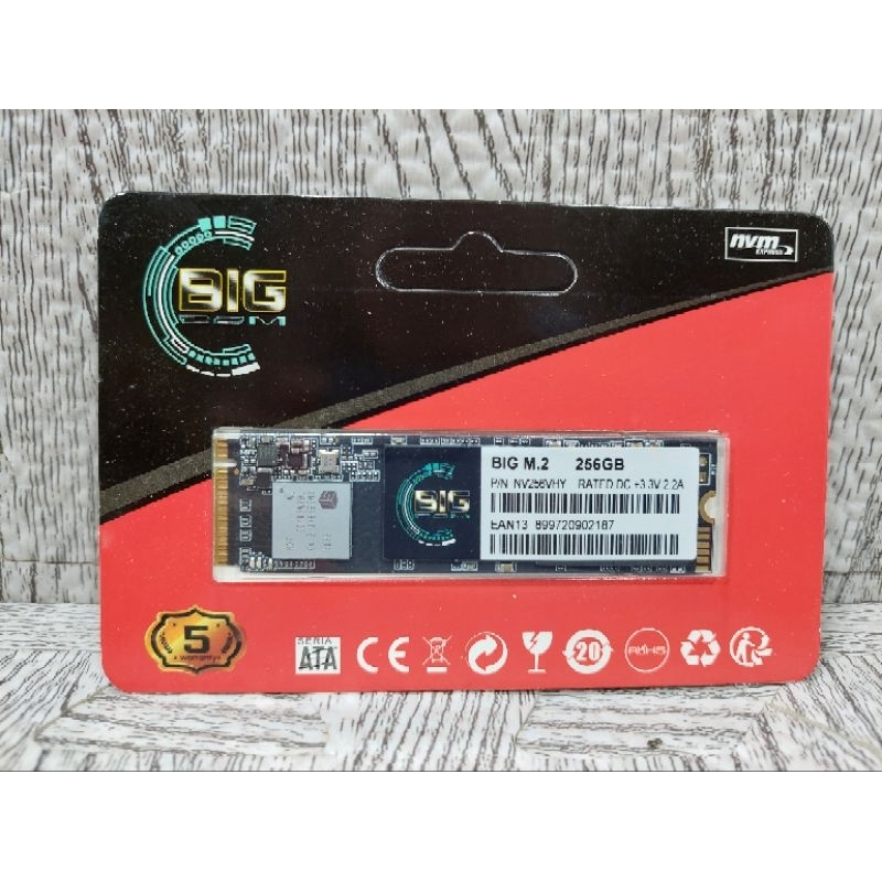 BIGCOM Ssd M.2 Nvme 128Gb - 256Gb ORI