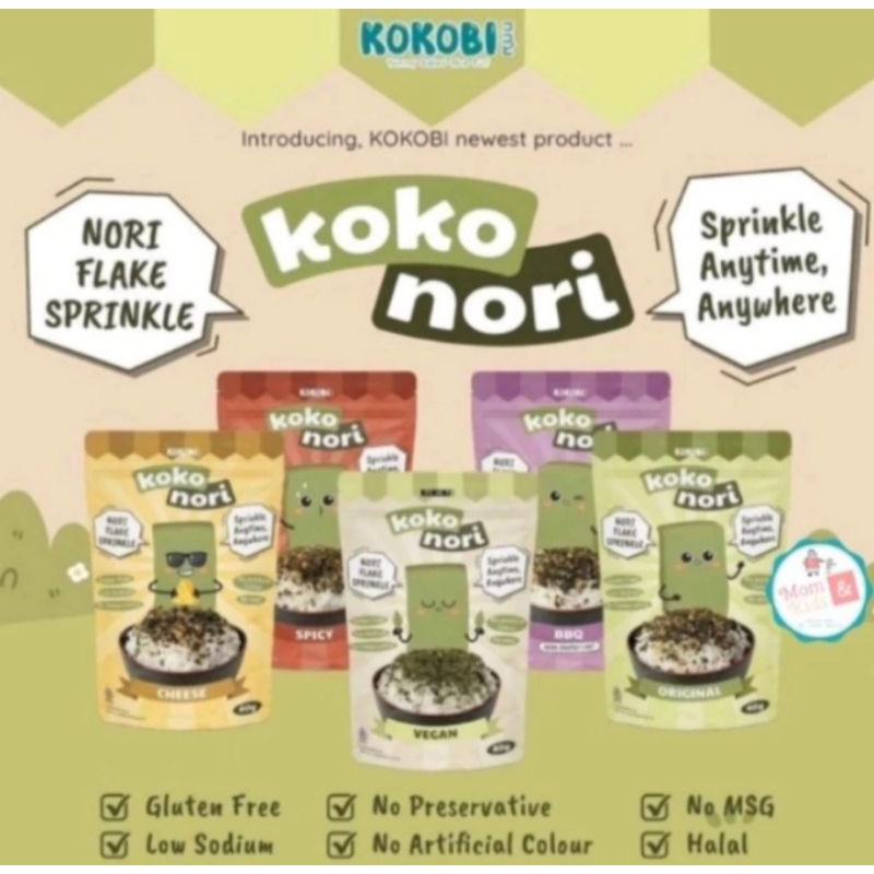 

Kokobi KOKO NORI Abon Rumput Laut Tabur | Kokonori Snack Cemilan Sehat